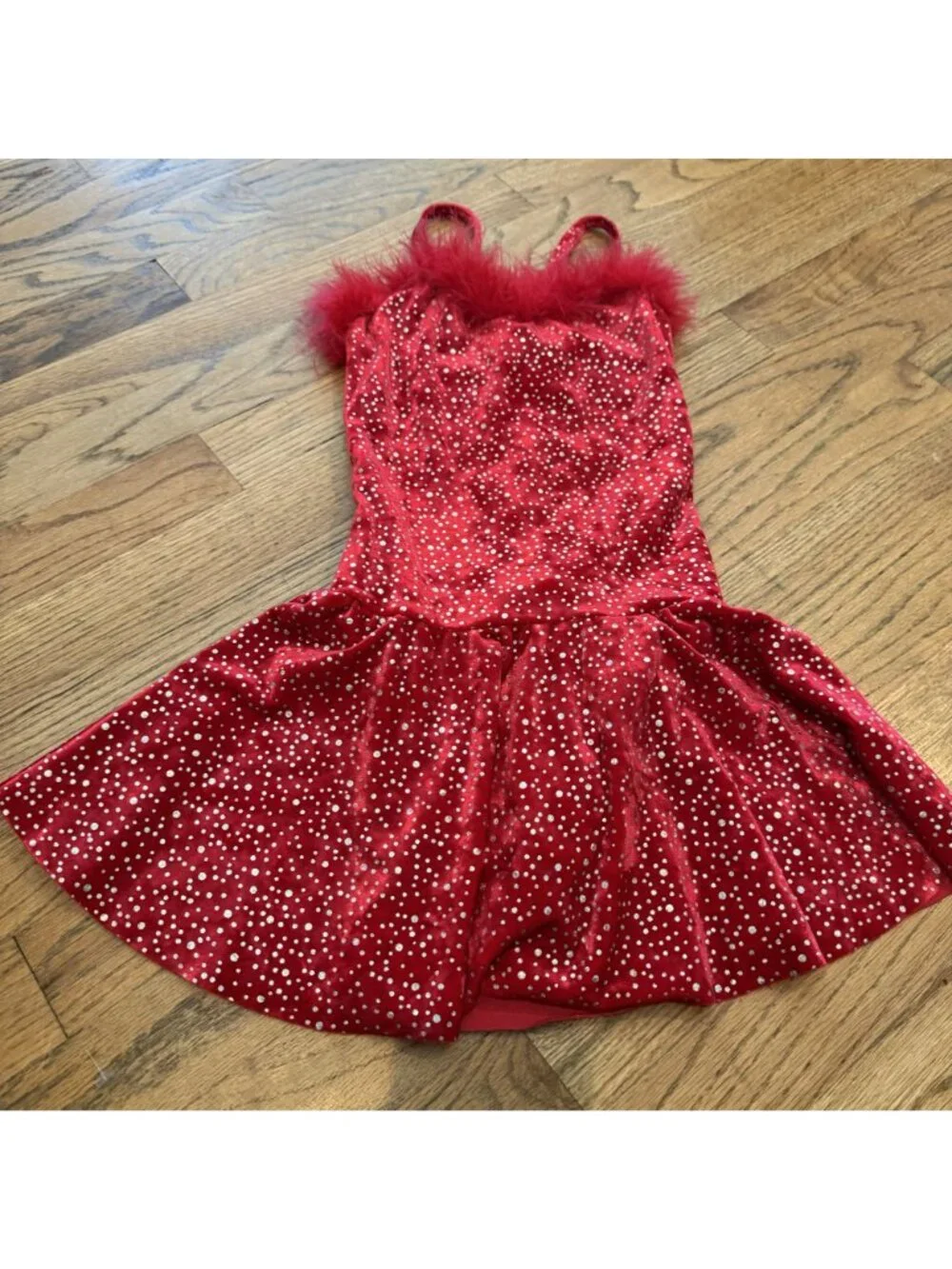 Designs for Dance Medium Child Red Dance Costume Competition Jazz Musical Theatr